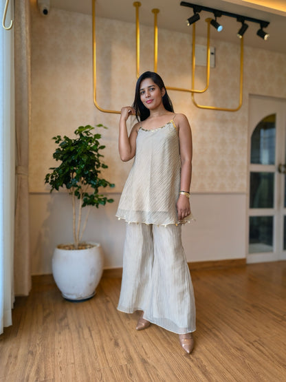 Golden Sequin Coord Set