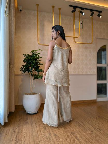Golden Sequin Coord Set