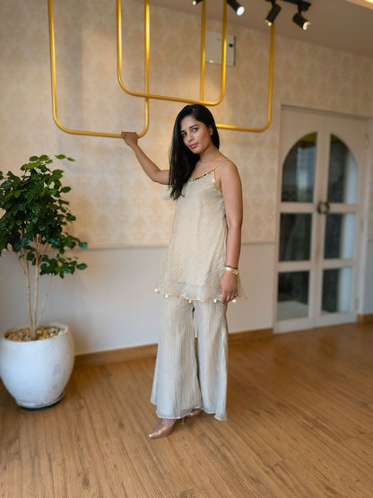 Golden Sequin Coord Set