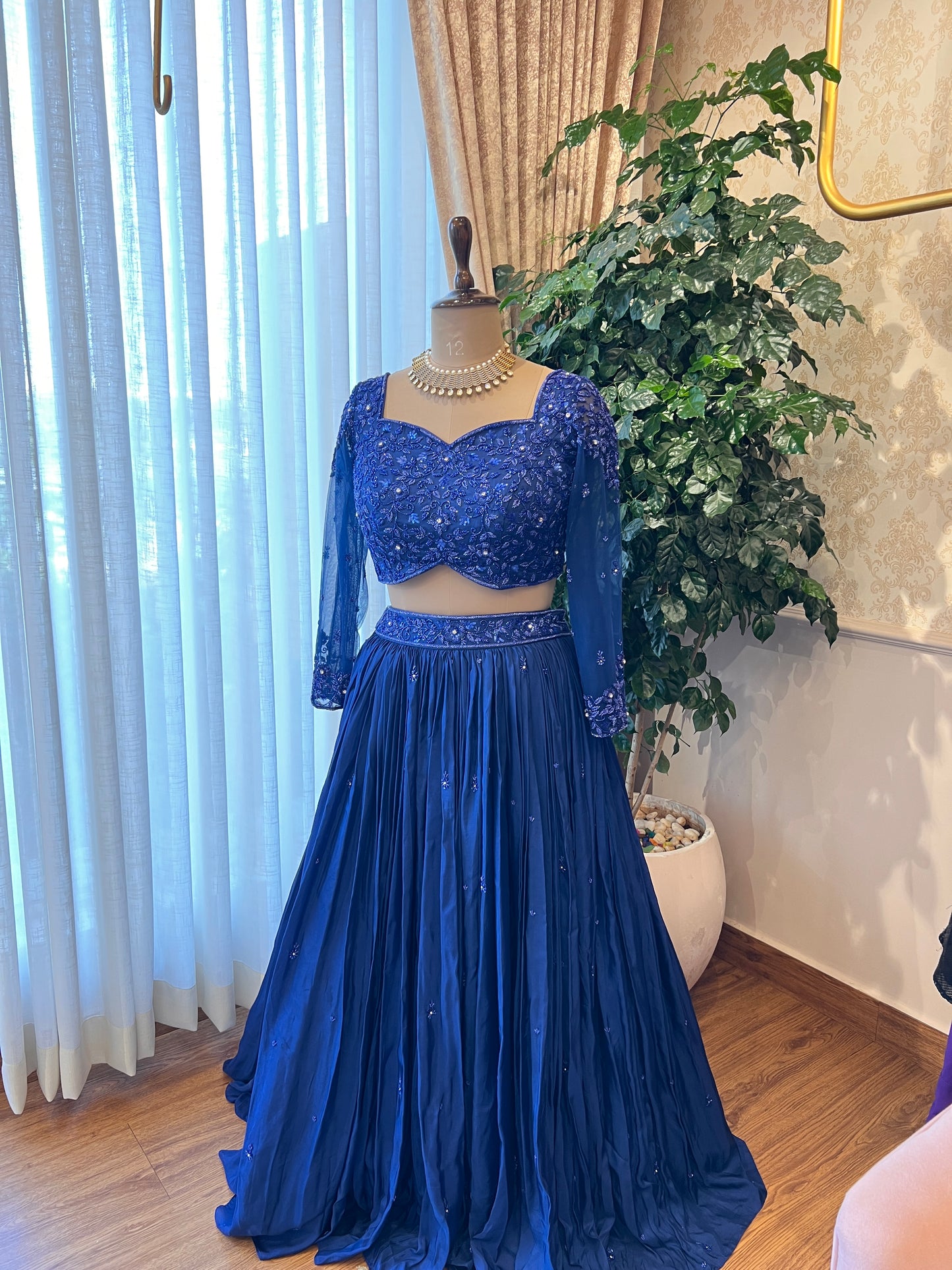 Royal Blue Designer Lehanga
